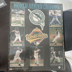 1997 Marlins World Series Champ Poster 