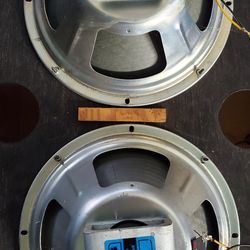 Vintage 60's / 70's Univox 2x12 Speaker Cabinet With "Pro-Mag Series" Speakers