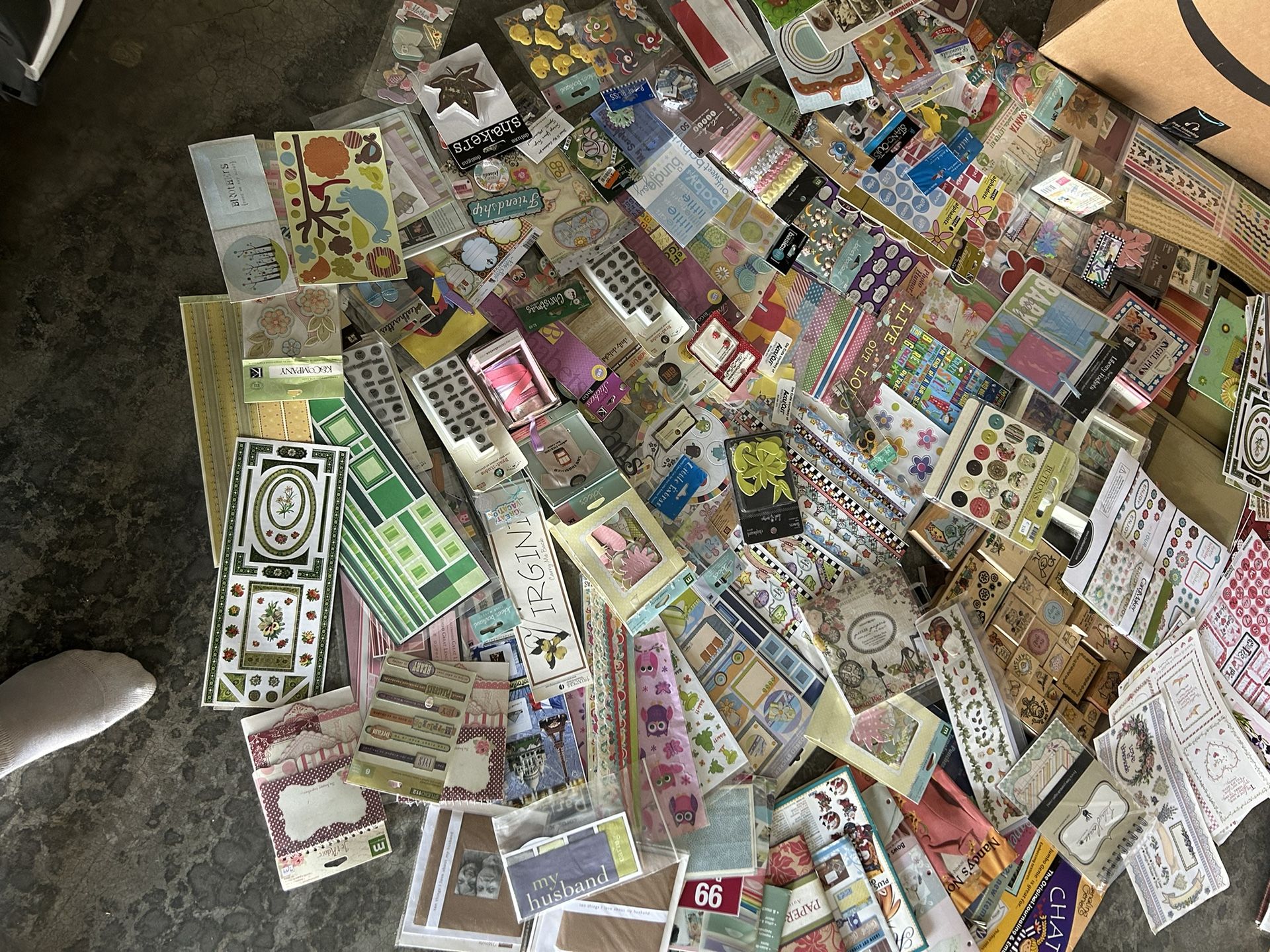 Huge Scrapbooking Sticker Lot