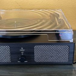 New Record Player. Needs New Needle! Speakers Work - Bluetooth Connection 
