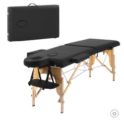 BestMassage MT-T1 Portable Massage Table - Black - NIB