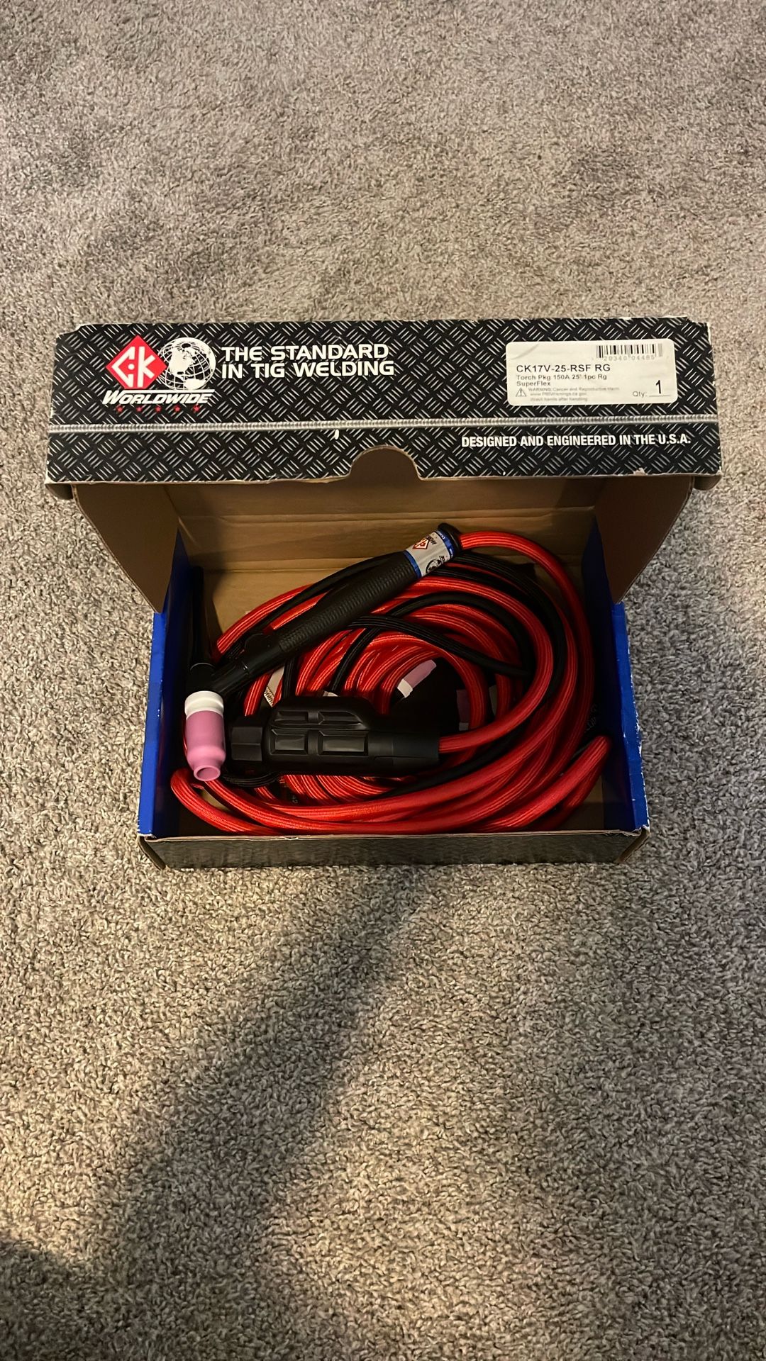 CK Worldwide 150amp TIG Torch Flex Head