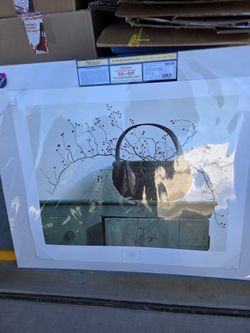 LARGE WILD ROSE BERRIES PRINT NEW