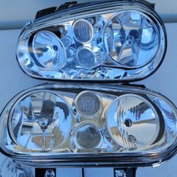 99-06 Volkswagen Golf 99-02 Cabrio Headlights Luces Micas Calaveras Faros Faroles Focos