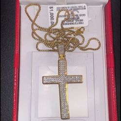 Real Diamonds Cross Chain 