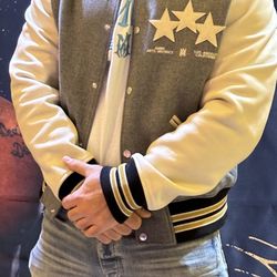 Amiri Stars Varsity Jacket (Mens X-L)