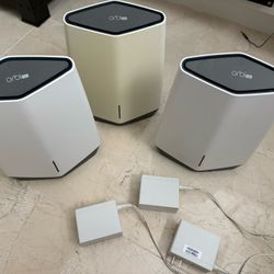NETGEAR Orbi PPO WiFi 6 Tri-band Mesh  (SXK80B3) - Coverage up to 9,000 sq. ft 
