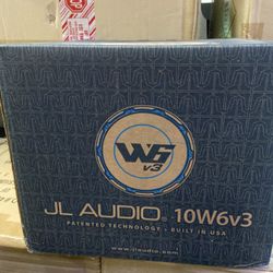 JL Audio 10W6v3-D4 W6v3 Series 10" subwoofer with dual 4-ohm voice coils