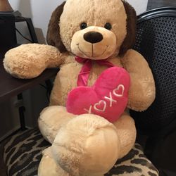 Huggable Large Fluffy Adorable Teddy Pup 3Ft Tall 