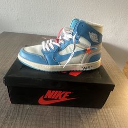 Off White Air Jordan 1 Unc  (Throw best Offer Price neg)
