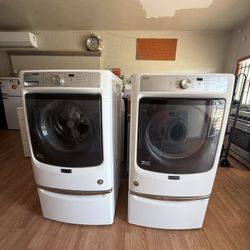 Set Front Load Washer And Electric Dryer Maytag
