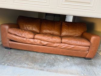 Leather couch