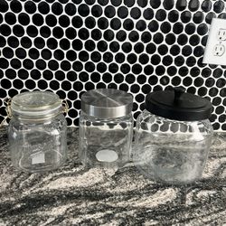 Glass Kitchen Storage Jars 