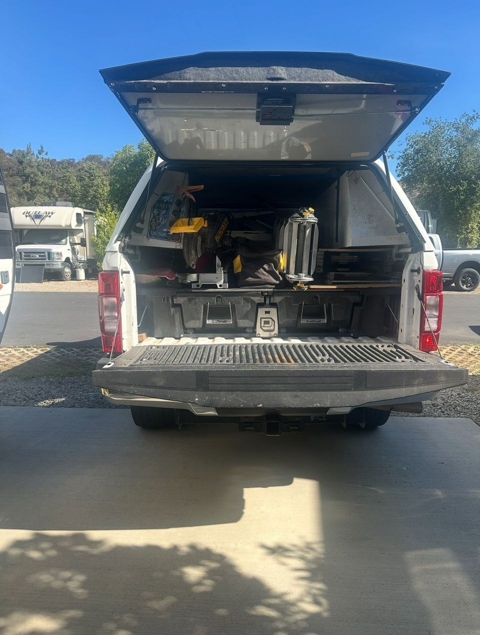 Decked Storage System For A F250