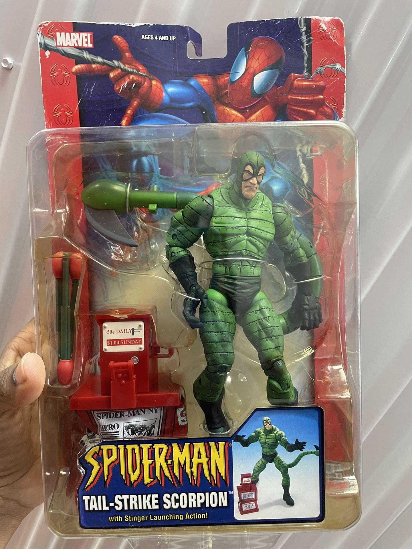 2004 Toy Biz: Spider-man - Tail-Strike Scorpion with Stinger Launching Action