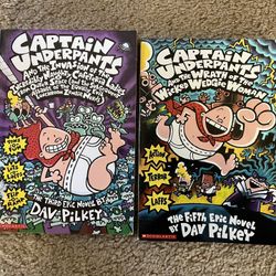 Captain underpants books 3 and 5