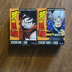 Dragonball Z 1,2,3, And 4 On DVD