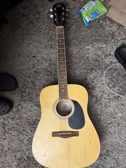 Rogue Acoustic Guitar Natural Finish