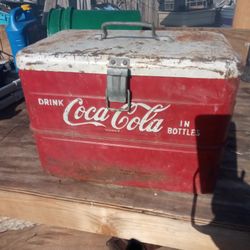 Antique Coca Cola Cooler. 