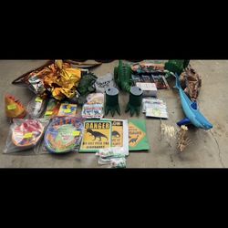 Dinosaur Theme Birthday Items