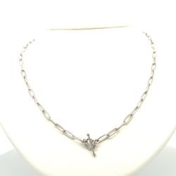 14k White Gold Chain 