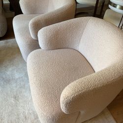 Swivel accent chairs Set of 2