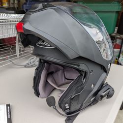 XL HJC IS-MAX II helmet Withe SENA SMH10 BLUETOOTH headset And Intercom 