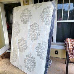 NEW QUEEN MATTRESS AND BOX SPRING -- Also Available In All Sizes.