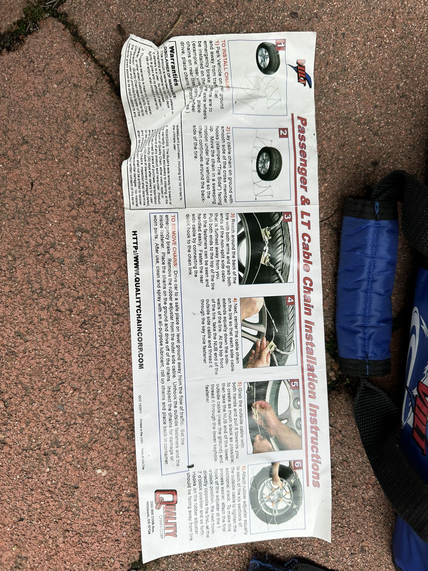 Prius Snow Chains (used Once)
