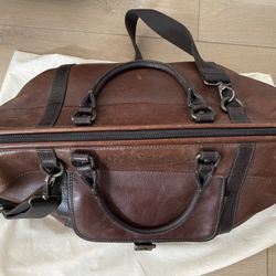 Fossil Genuine Leather Weekender Bag