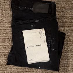 Purple Jeans No Front Tag