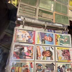 Sports Cards For Sale Early 70’s , 80’s &90’s Signature Of Most Of The Cubs On A Check List Some Very Good Cards