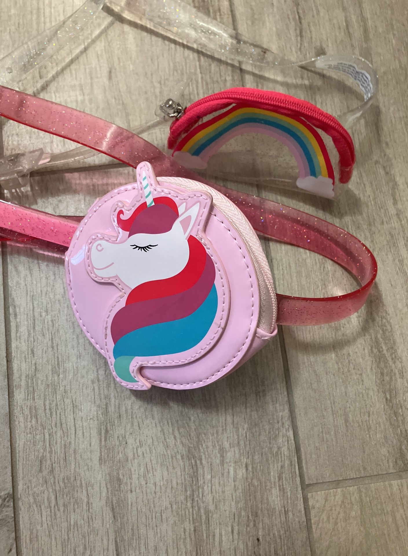 Unicorn And Rainbow Sparkly Bet Bag