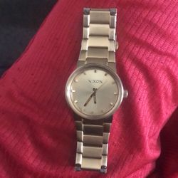 Gold Nixon watch