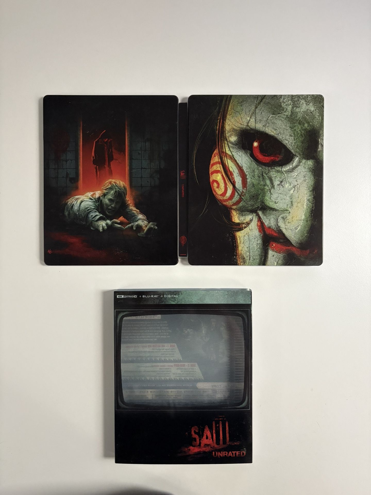 SAW Steelbook (4k UHD + Blu Ray)