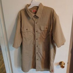 Tan Wrangler Button Up 
