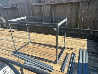 Metal Storage Shelving Rack with Extra Parts