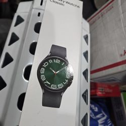 Samsung Galaxy Watch 6 Classic 47mm Bluetooth Smartwatch, Rotating Bezel, Black, BRAND NEW