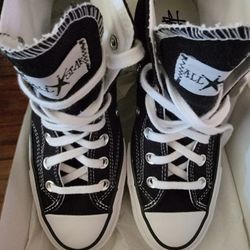 BRAND NEW IN BOX! Converse Chuck Taylor All-Star 70 Hi Stussy Black Shoes


