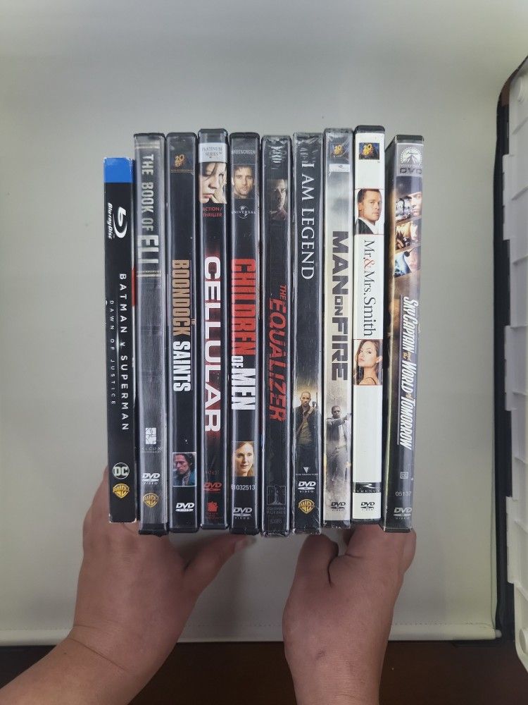 10 Action DVDs