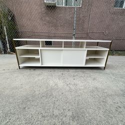 West Elm Zane  Media Console Entertainment Center Tv Stand Cabinet Sideboard Credenza