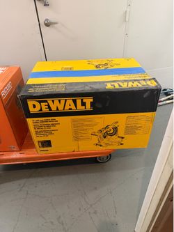 Dewalt 12inch double bevel compound slider saw