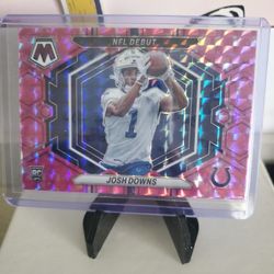 Colts Josh Downs Rookie Refractor Card