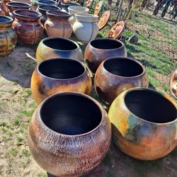 🌺Earthy Terracotta for Desert Plants 🌵handcrafted metal Art Imports🏜