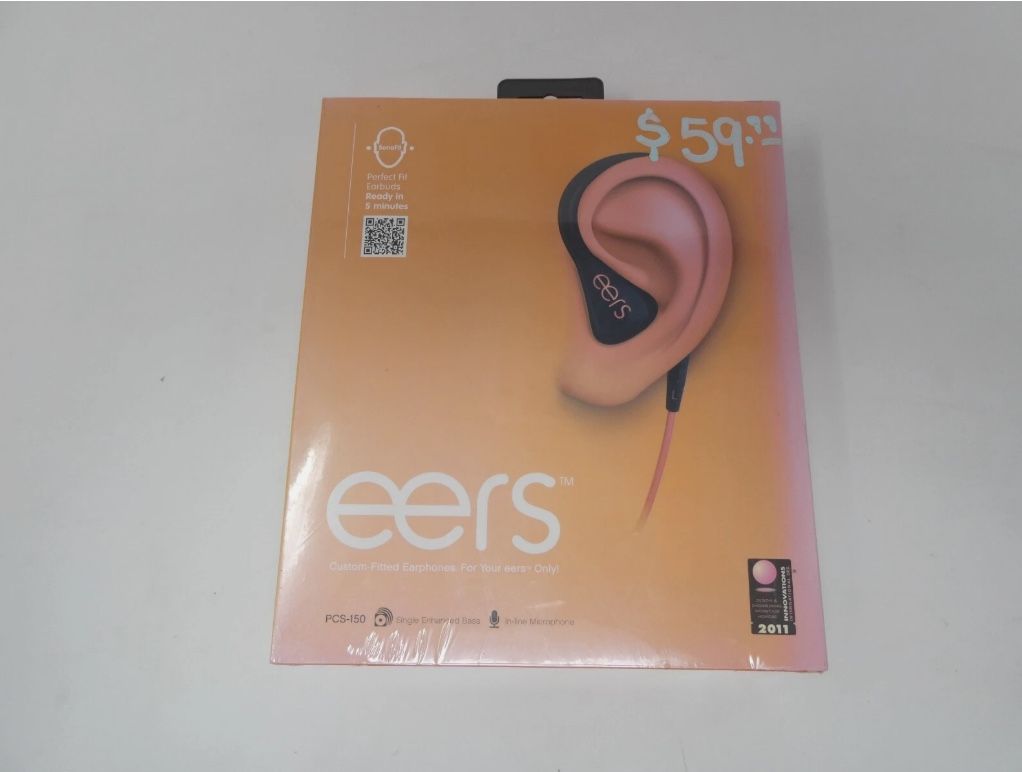 Sonomax EERS PCS-150 Custom Fit Single Driver In-Ear Headphones - New