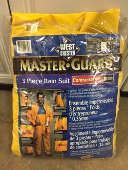 Men's large rain suit