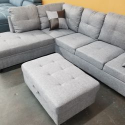 Sectional and Ottoman SALE Only $499! 🔥