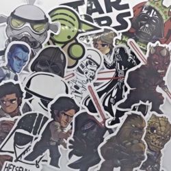 Star Wars Character Custom Stickers 100 Styles Yoda Kylo Ren Etc
