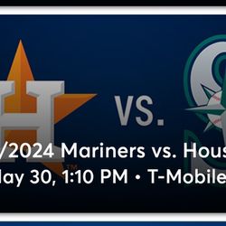 2 Mariners Tickets 