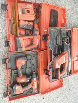 Hilti Hammer drill, nail gun, saw saw